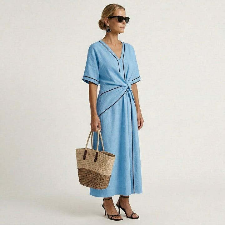 Mila | Robe Élégante à Taille Flatteuse, Chic de Vacances