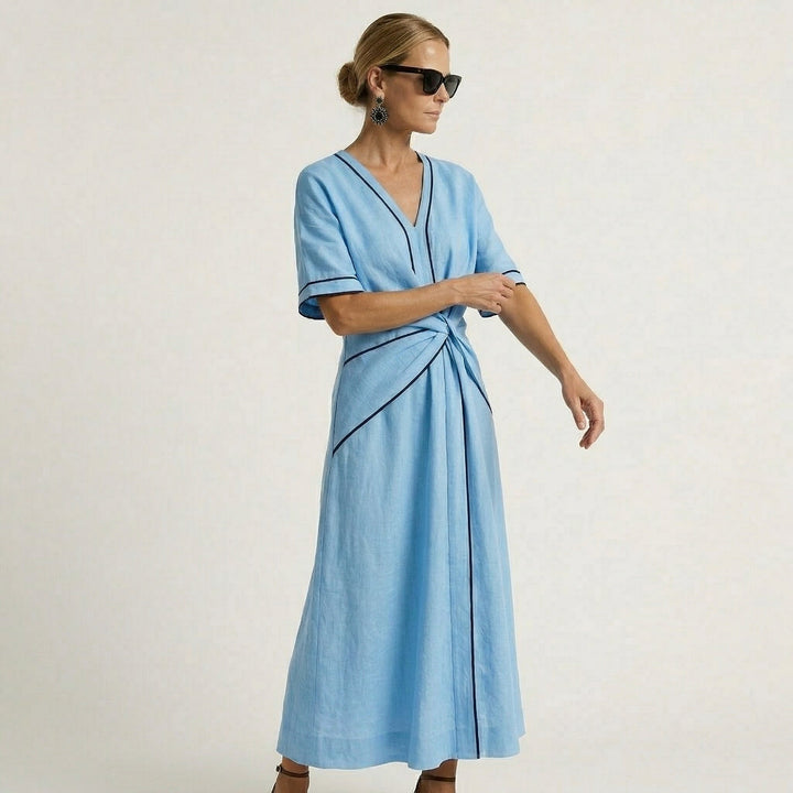 Mila | Robe Élégante à Taille Flatteuse, Chic de Vacances