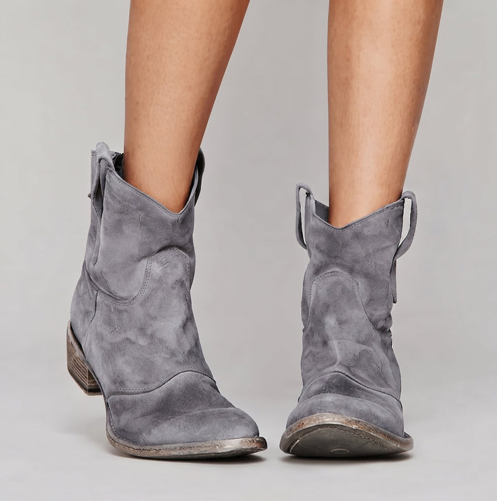 ÉLODIE™ | Bottines en Daim Élégantes