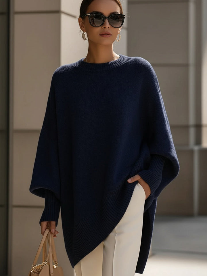 Isolde | Pull Oversize à Drapé Fluide