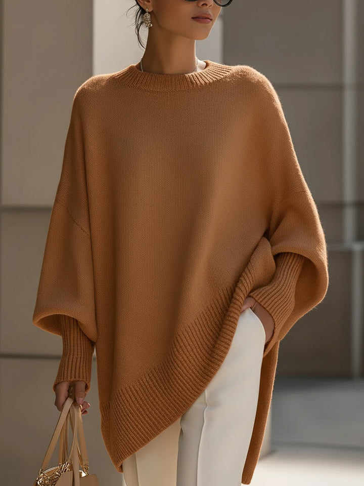 Isolde | Pull Oversize à Drapé Fluide