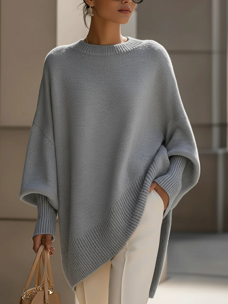 Isolde | Pull Oversize à Drapé Fluide