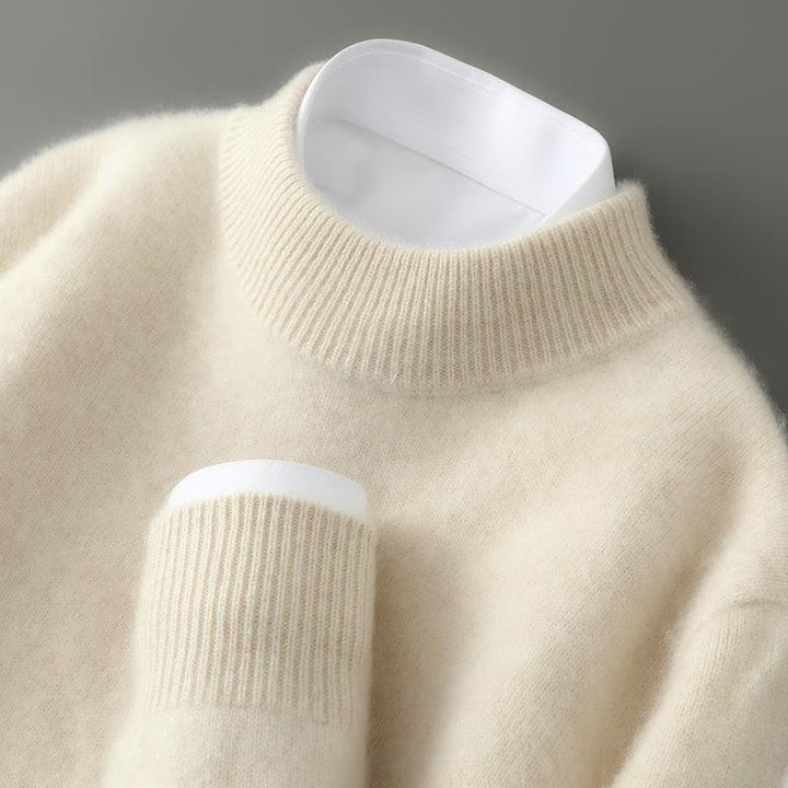 Pull Élégant Col Montant Camille
