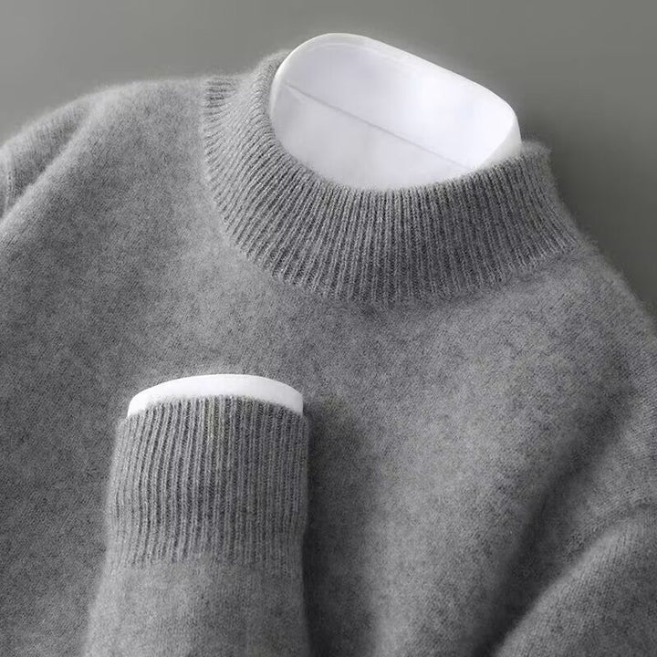 Pull Élégant Col Montant Camille