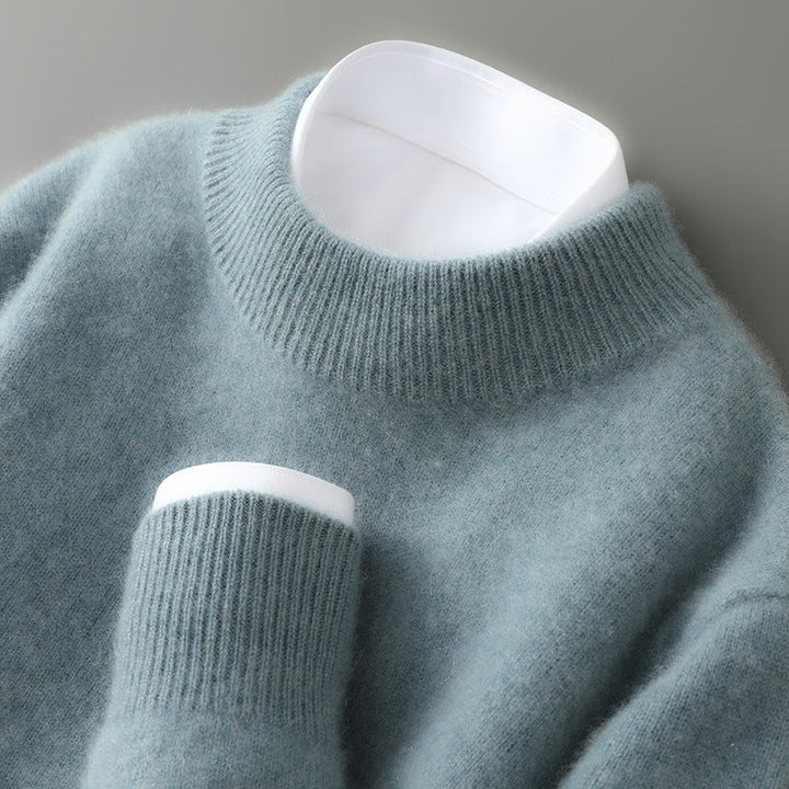 Pull Élégant Col Montant Camille