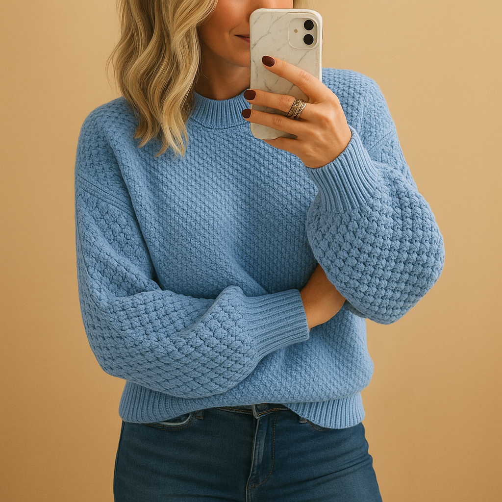 Eloise | Pull Texturé à Col Rond