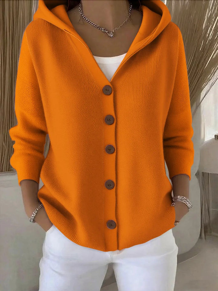 Zoé | Cardigan à Capuche en Maille Douce
