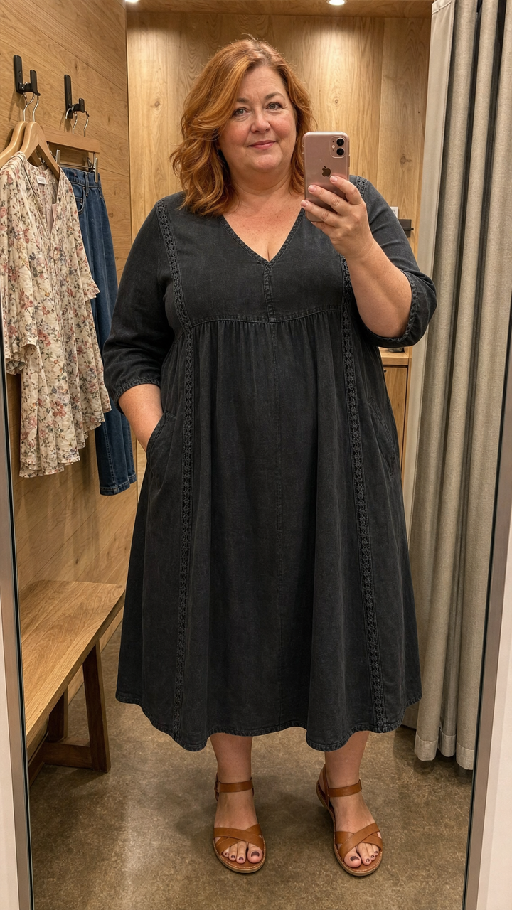 Juliette | Robe Longue Trapèze Élégante