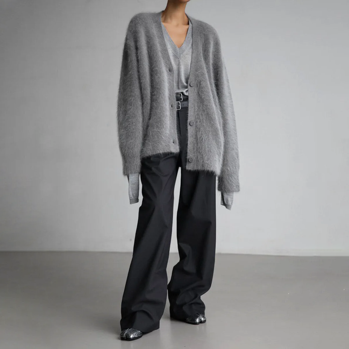 Cardigan Mohair Duveteux Élise