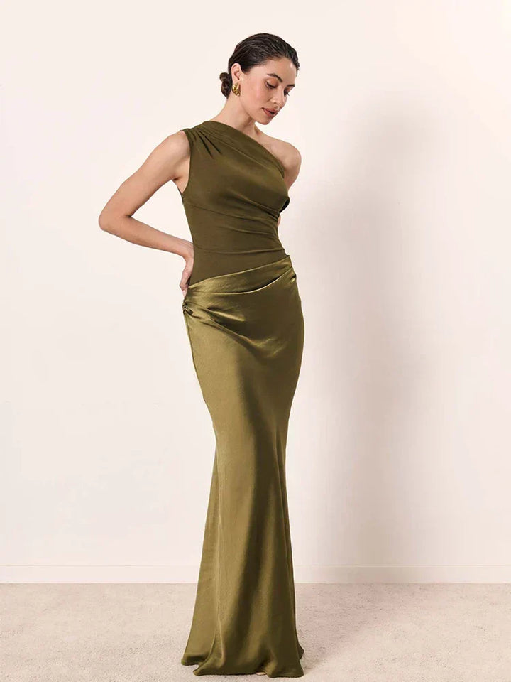 Sophia | Robe Longue Satinée