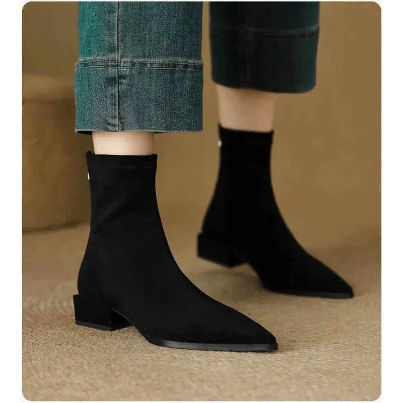 Tina | Bottines Élégantes à Talon Confort