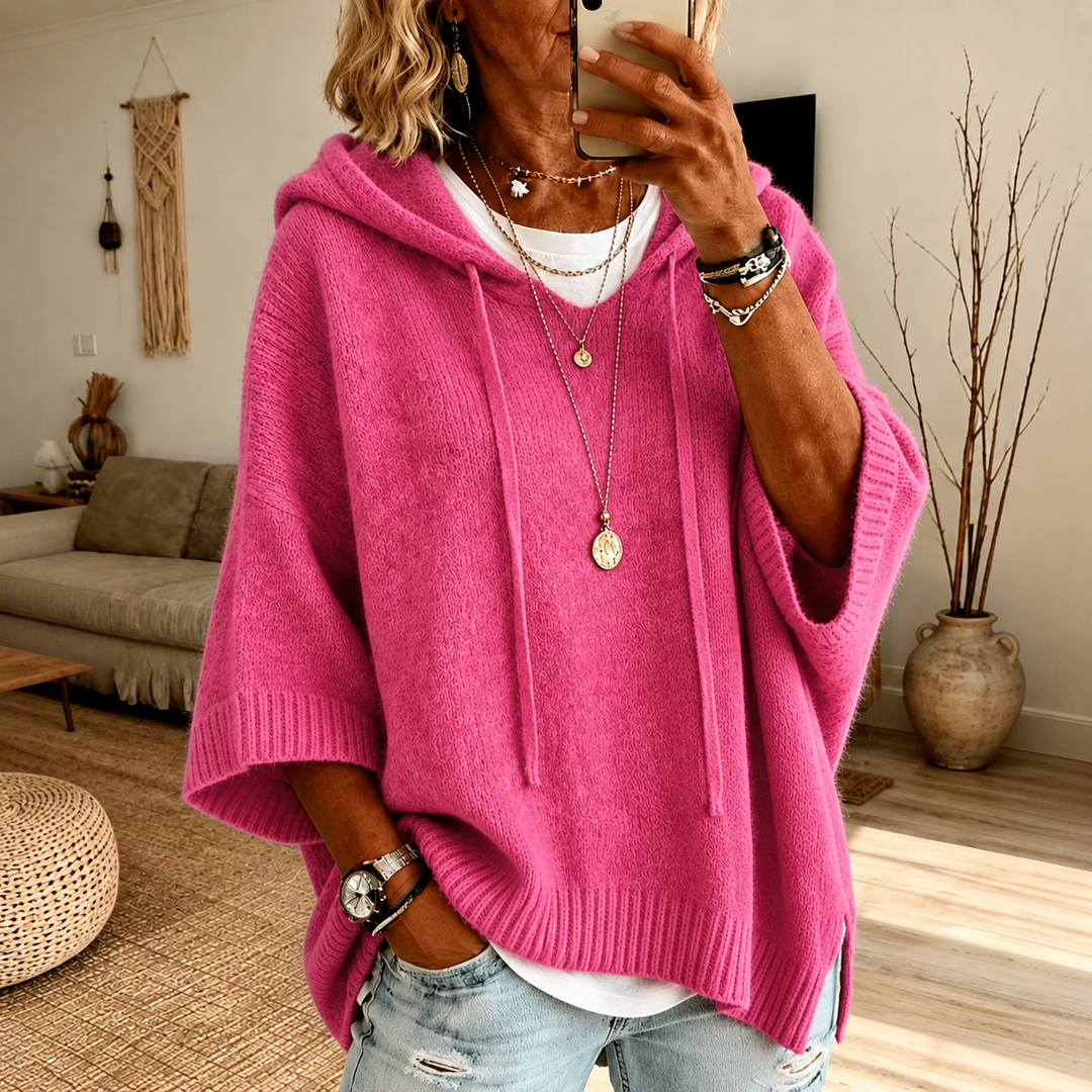Chloé | Pull Poncho Rose