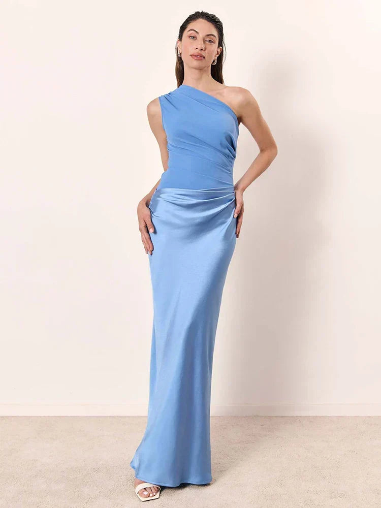Sophia | Robe Longue Satinée
