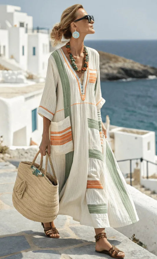 Vera | Robe Fluide Esprit Bord de Mer