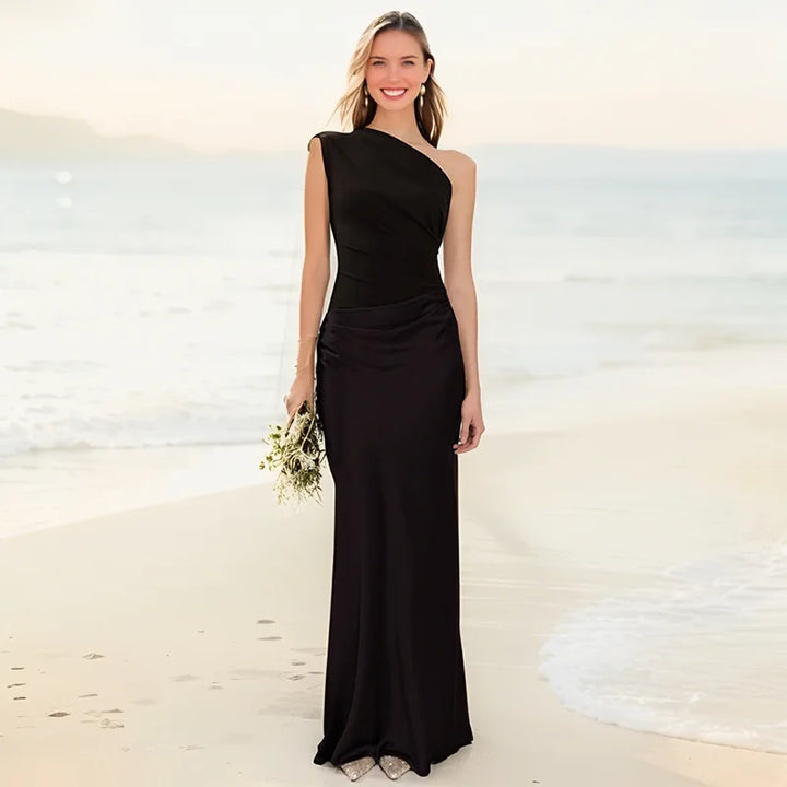 Sophia | Robe Longue Satinée