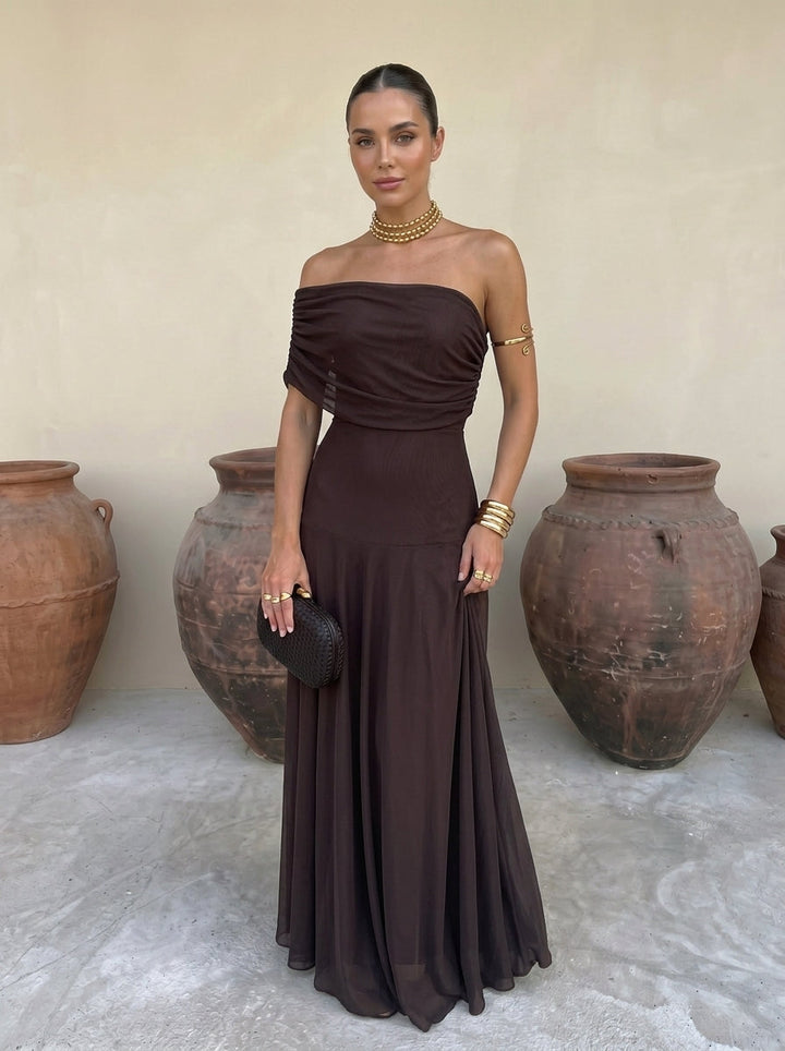 Robe Élégante Simba en Tulle de Soie - Maison Élise