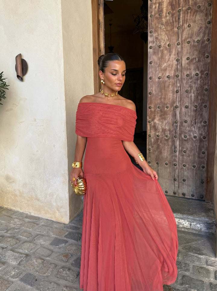 Robe Élégante Simba en Tulle de Soie - Maison Élise