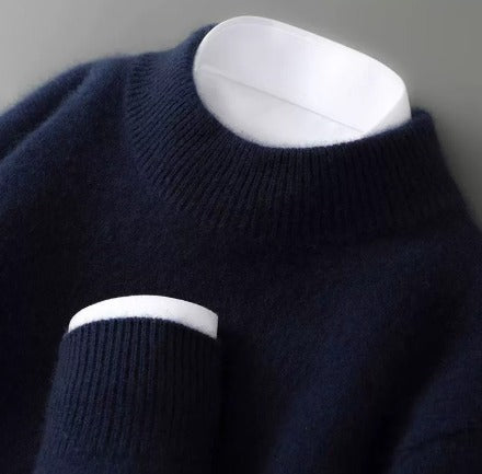 Pull Élégant Col Montant Camille