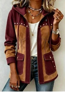 Veste à Capuche Bi-Matière Véronique