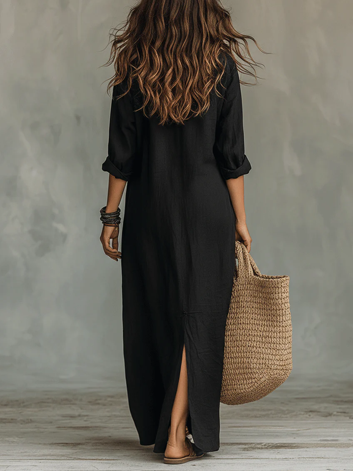Willow | Robe Longue Facile à Silhouette Flatteuse