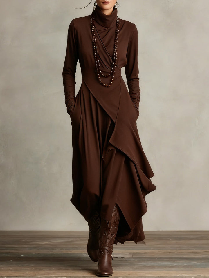 Robe Lausanne Longue À Col Roulé