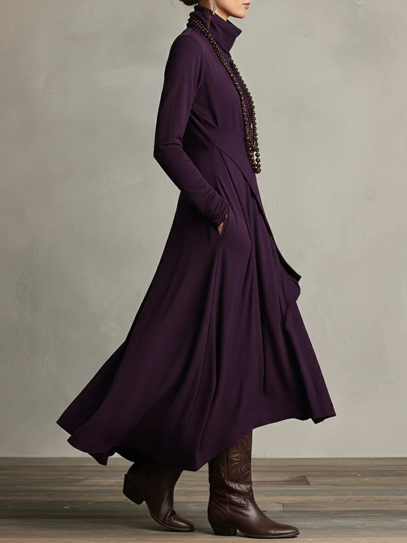 Robe Lausanne Longue À Col Roulé