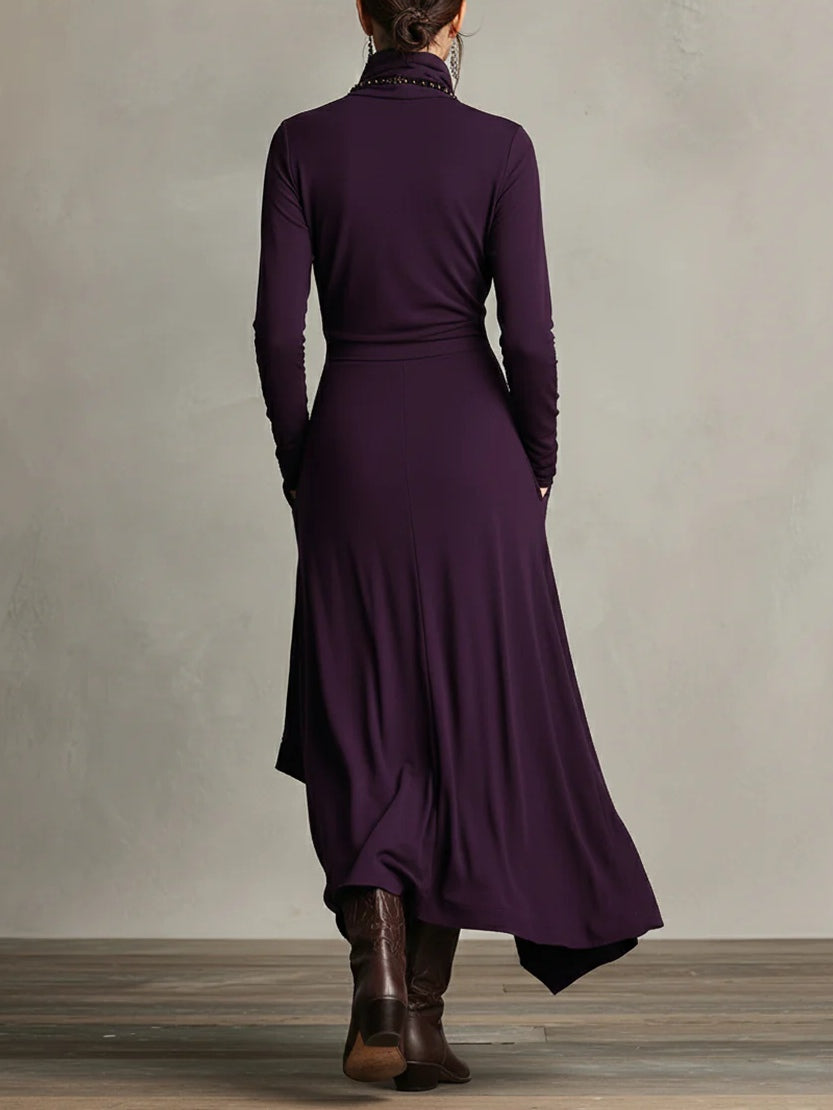 Robe Lausanne Longue À Col Roulé