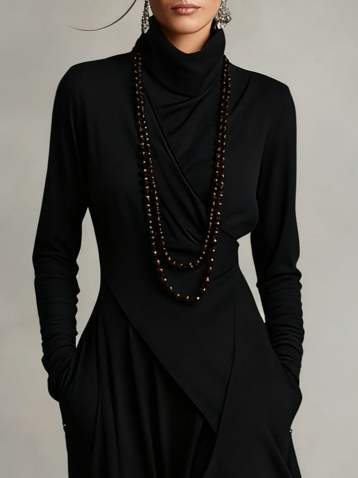 Robe Lausanne Longue À Col Roulé