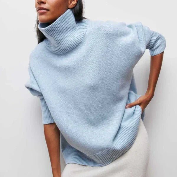 Amanda | Pull Oversize à Col Roulé