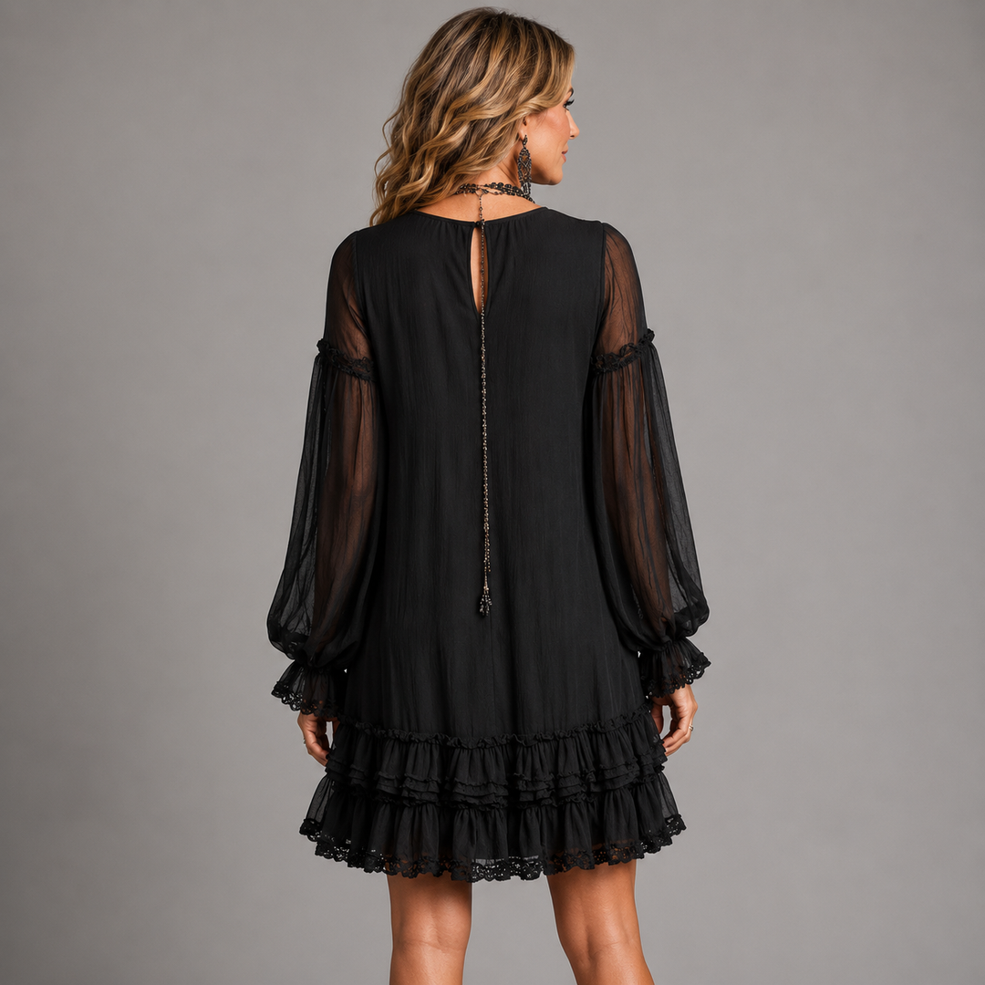 Oriella | Robe Courte à Volants