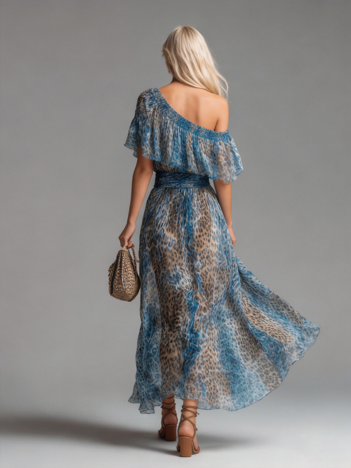 Francesca | Robe Fluide Léopard