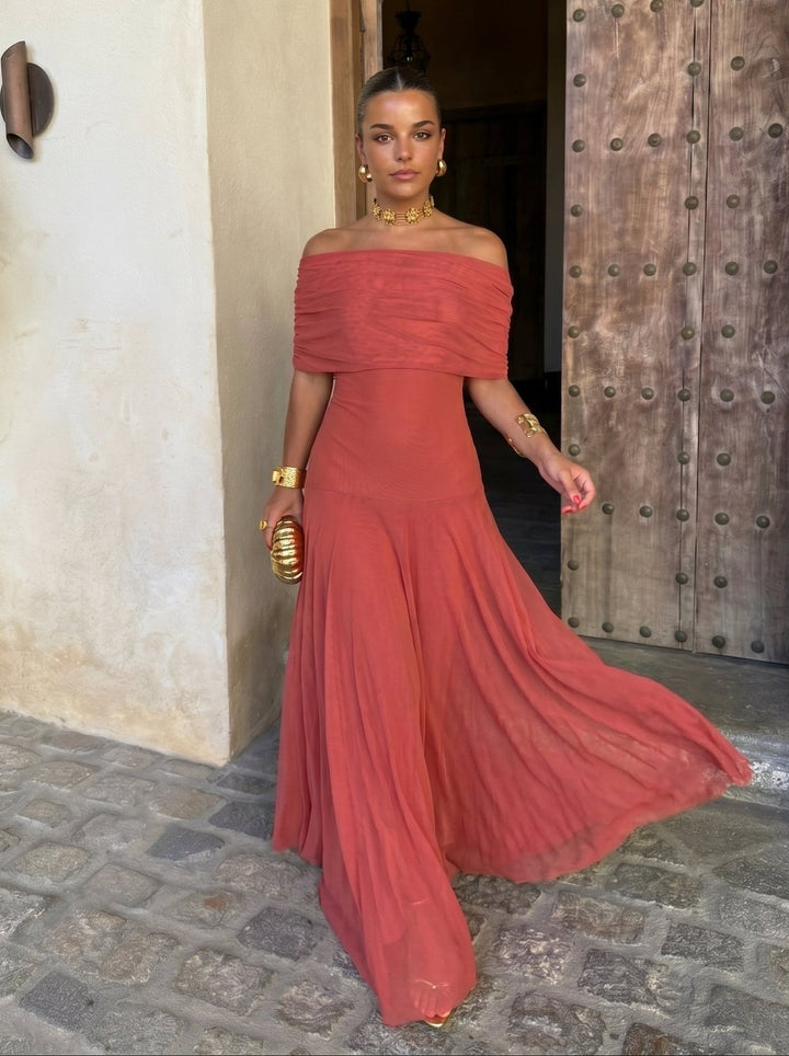 Robe Élégante Simba en Tulle de Soie - Maison Élise