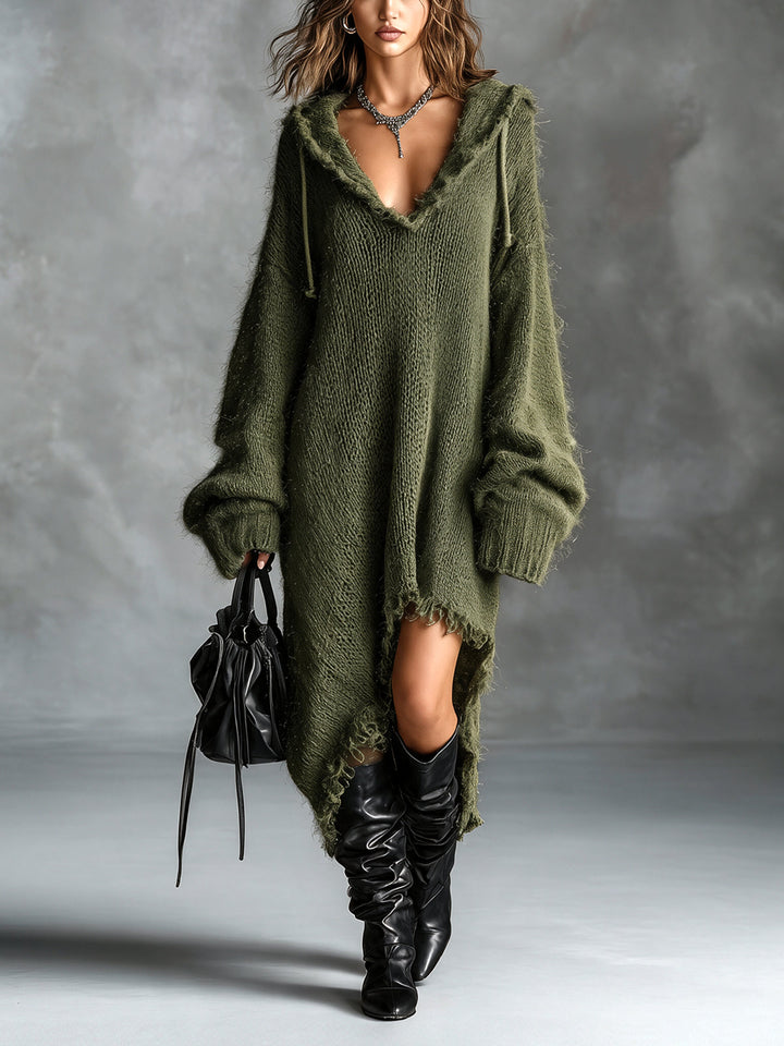 Robe Colombe vert olive