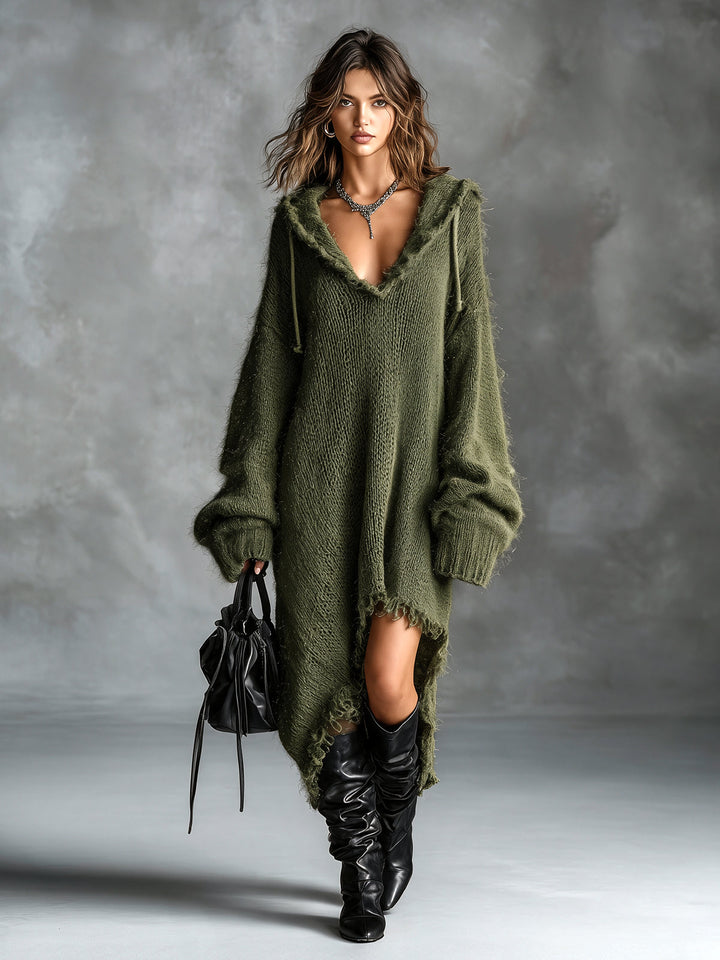 Robe Colombe vert olive