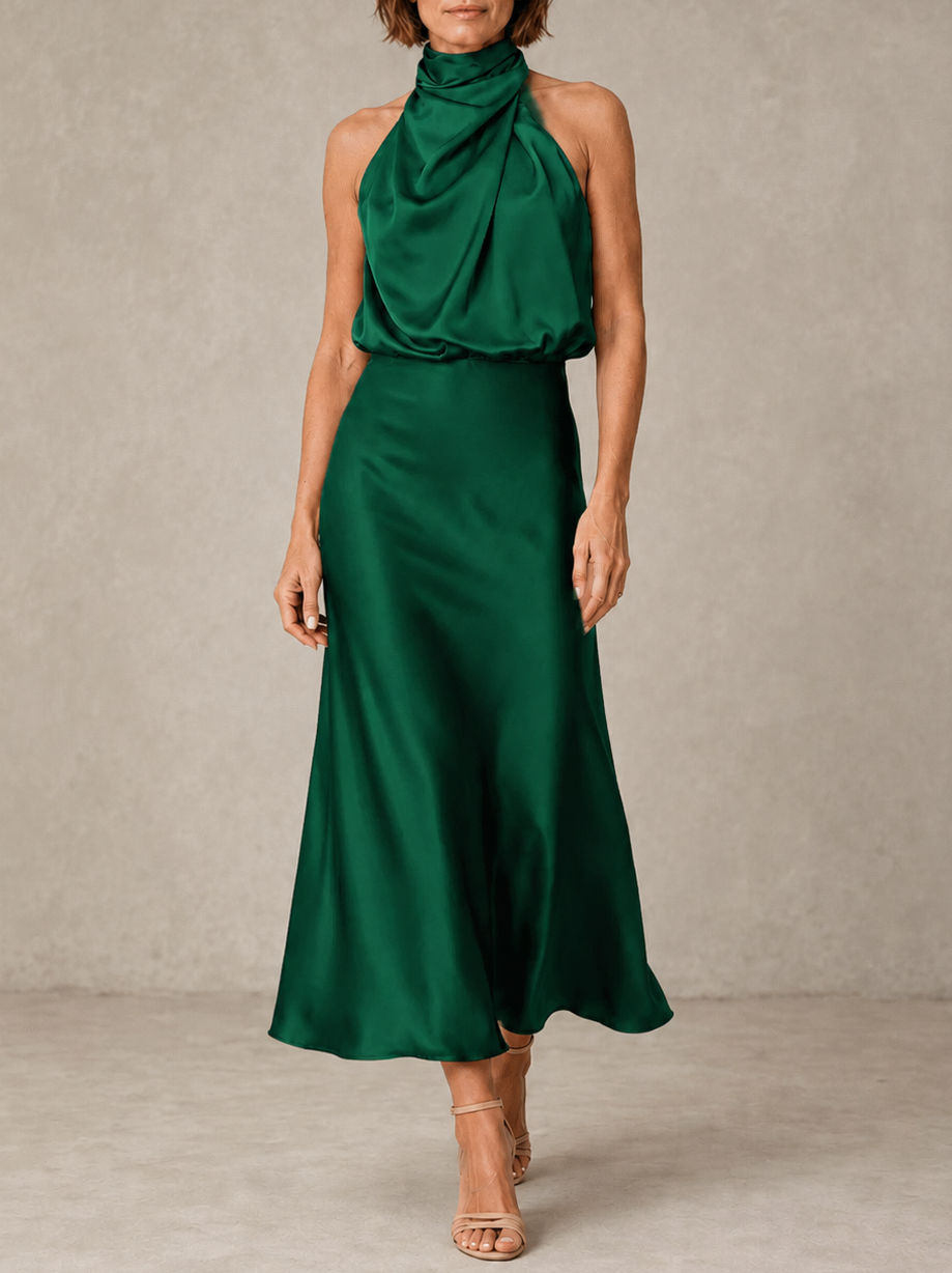 Harper | Robe de Soirée à Col Halter