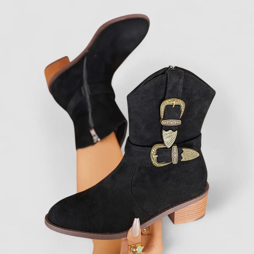 Rosa | Bottines Western Orthopédiques