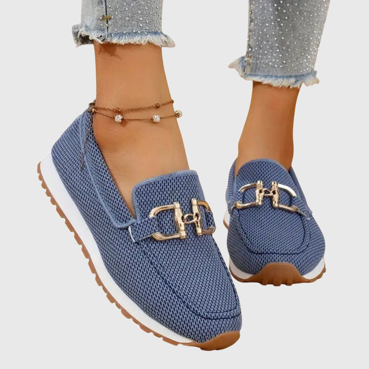 Sophie – Mocassins Confort à Détail Doré