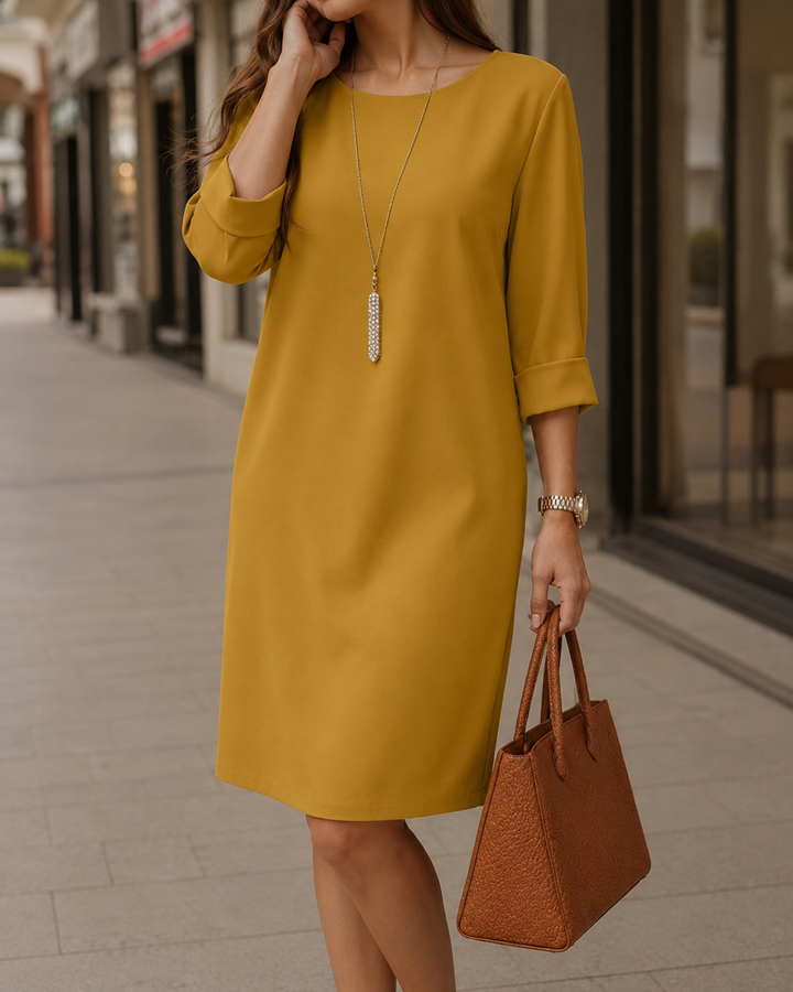 Odette | Robe Midi Couvrant le Ventre