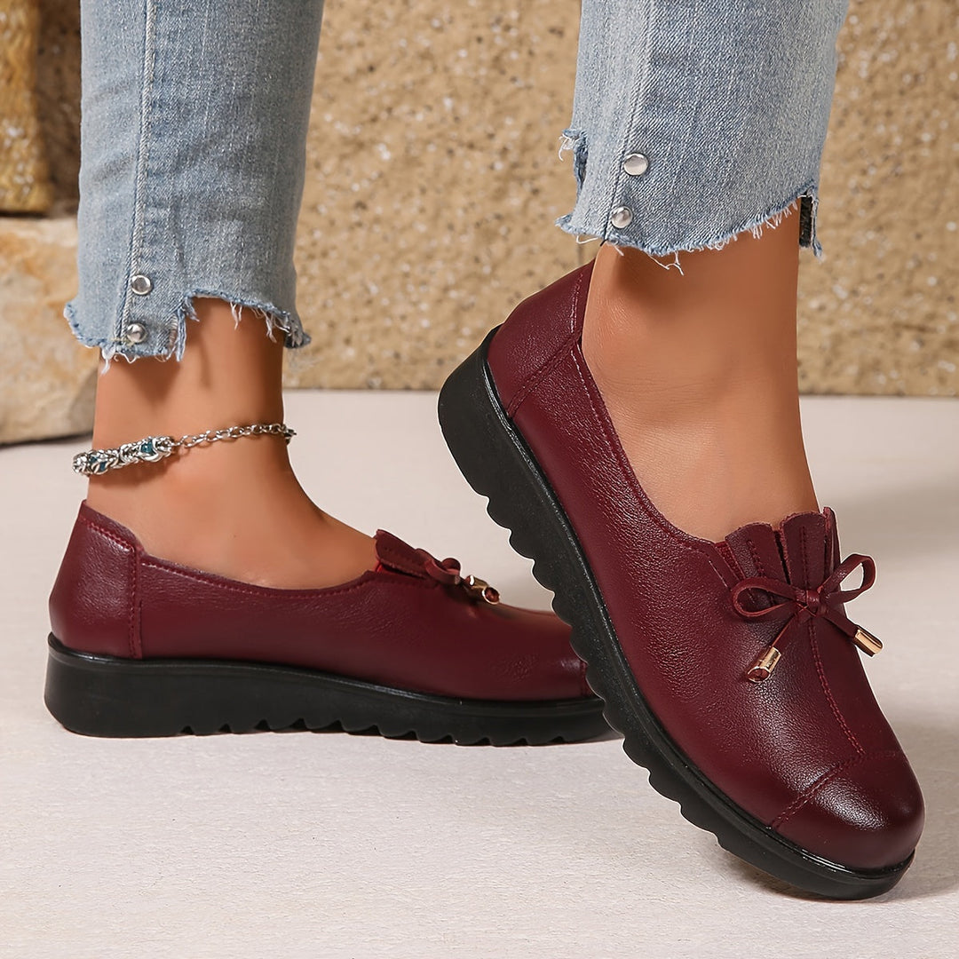 Rosalie | Mocassins Orthopédiques à Nœud