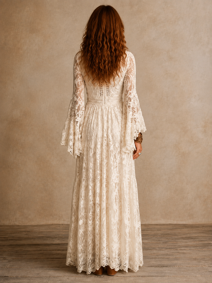 Emily | Robe Longue Silhouette Vintage