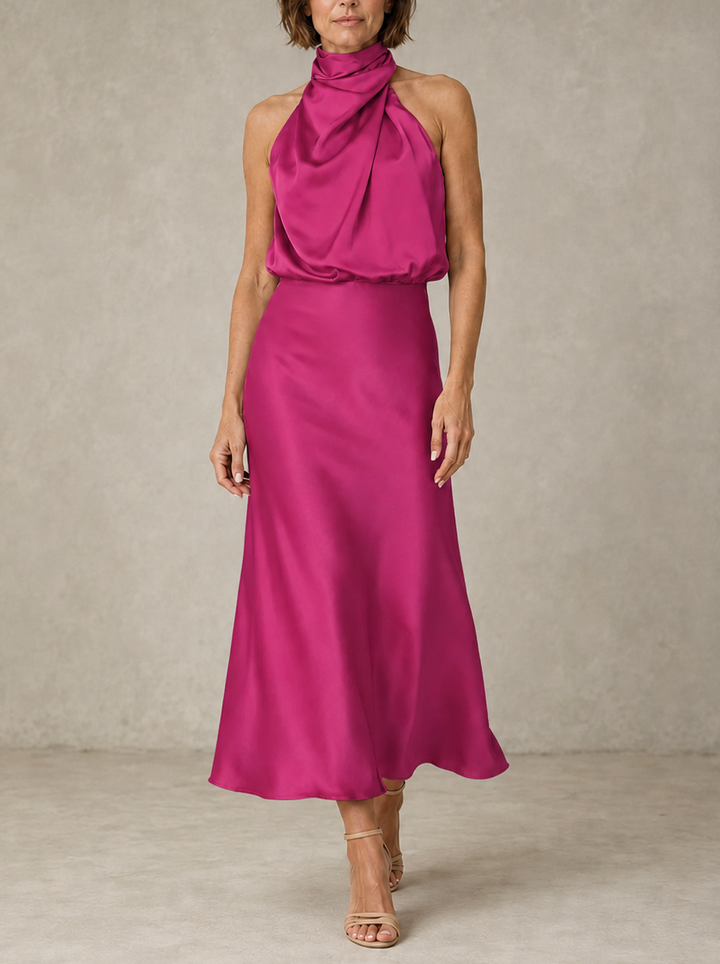 Harper | Robe de Soirée à Col Halter