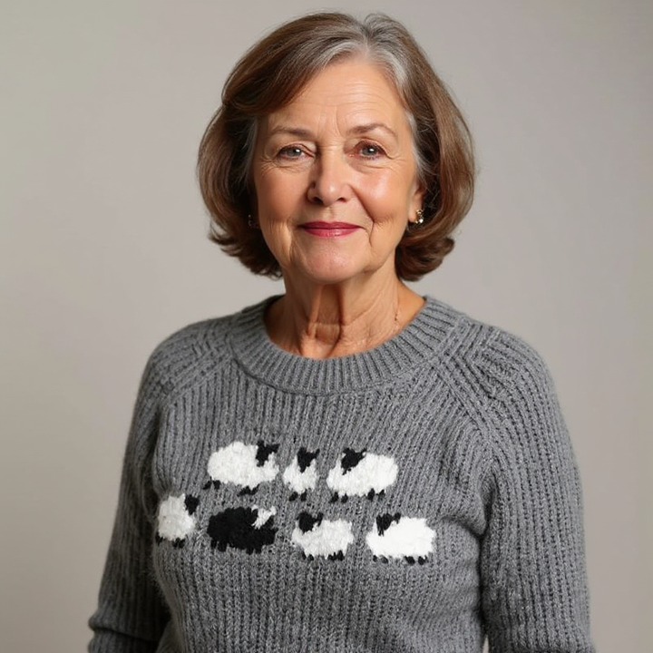 Pull Maille Petits Moutons Lucie