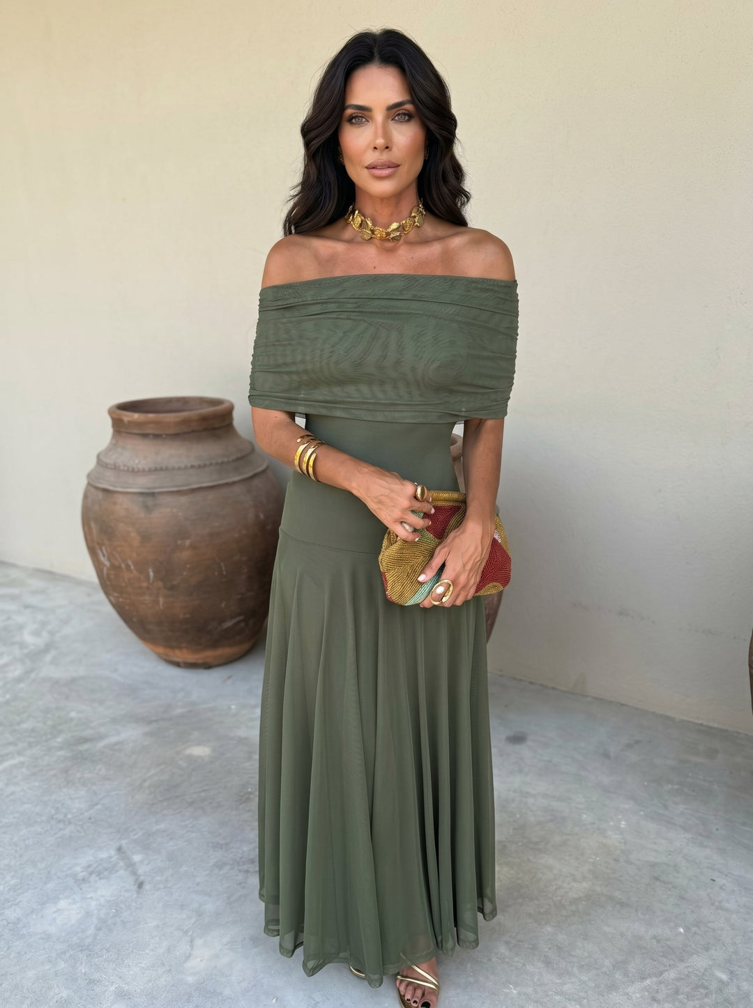 Robe Élégante Simba en Tulle de Soie - Maison Élise