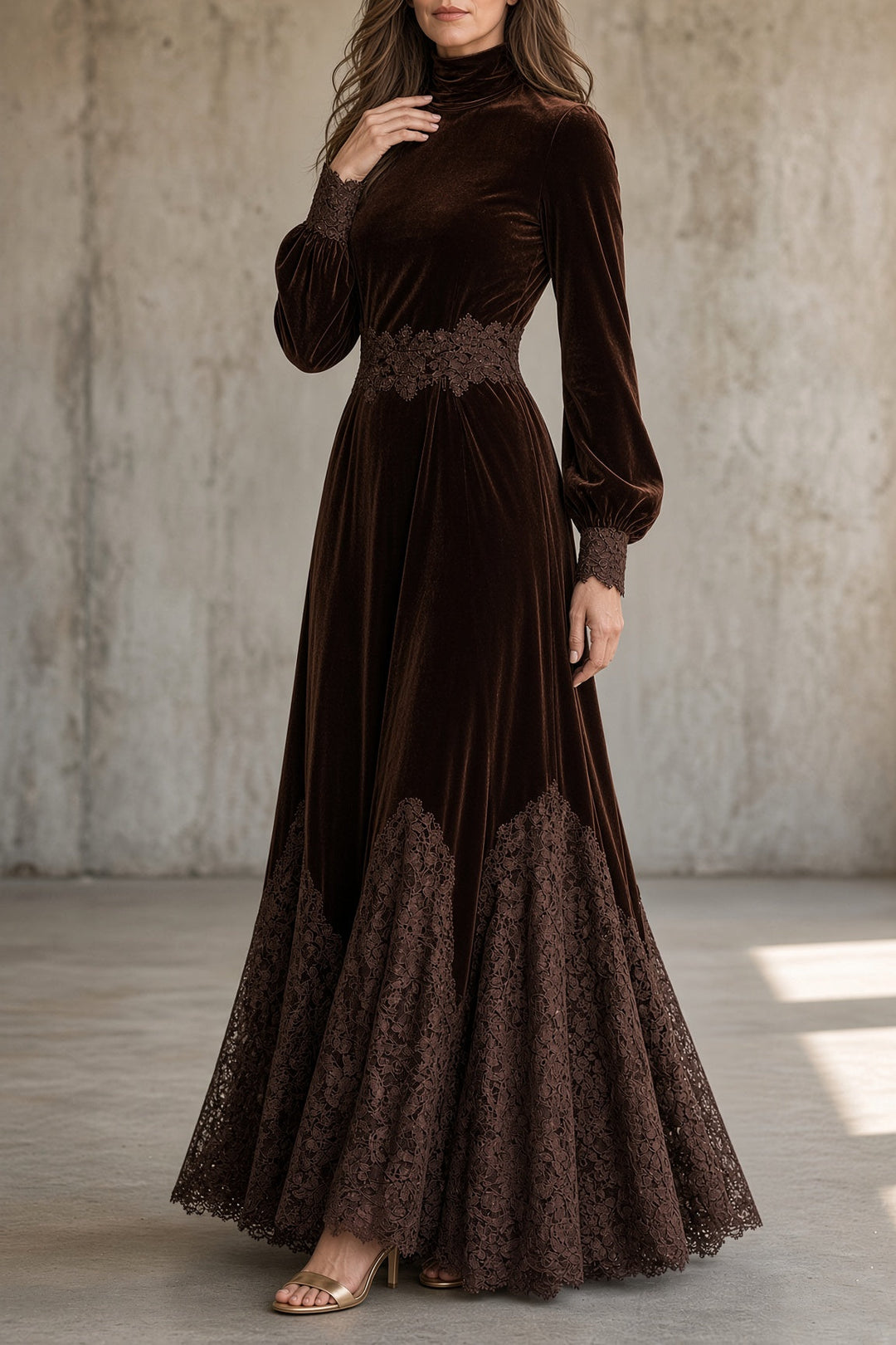 Monique | Robe en Velours