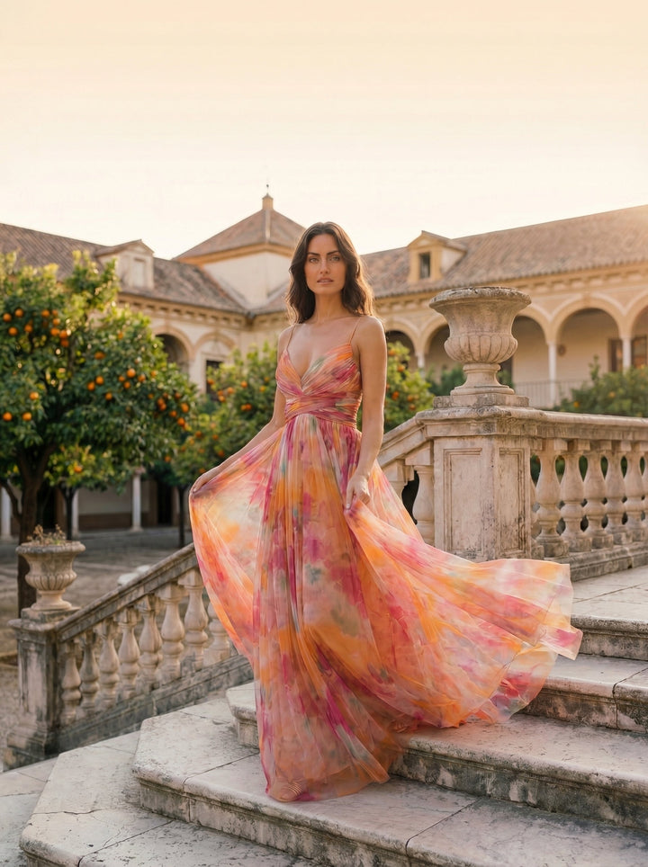 Robe Marbella en Soie Élégante – Maison Élise