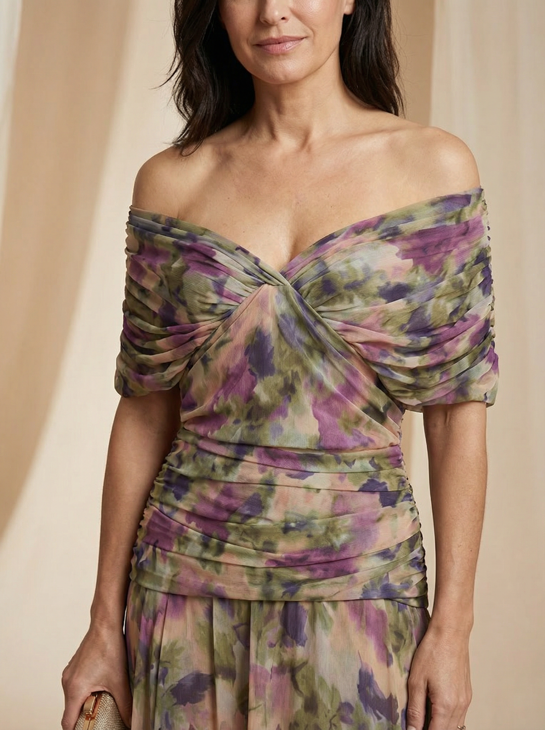 Robe Santana en Soie Élégante - Maison Élise