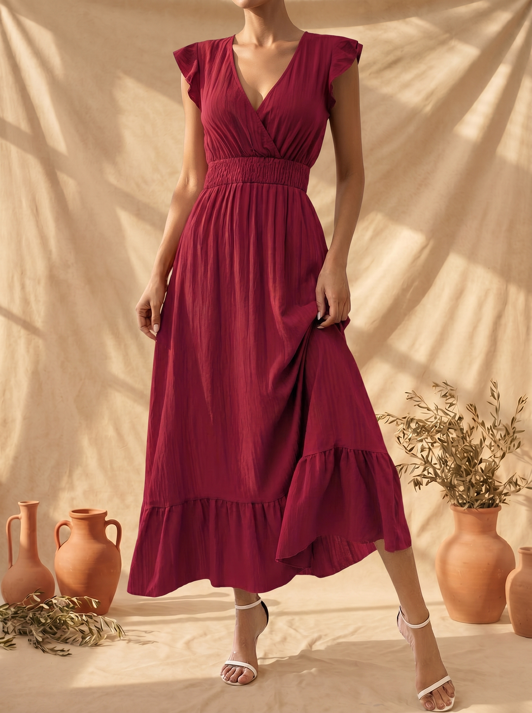 Robe Élégante en Mousseline | Incanto par Maison Élise