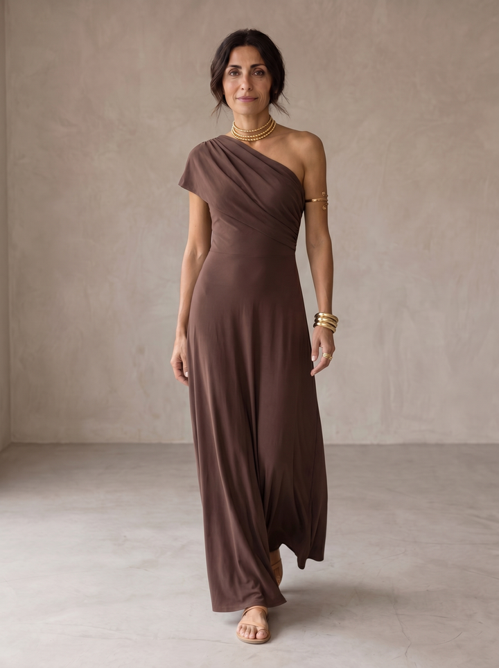 Robe Toledo en Soie Élégante pour Femme - Maison Élise