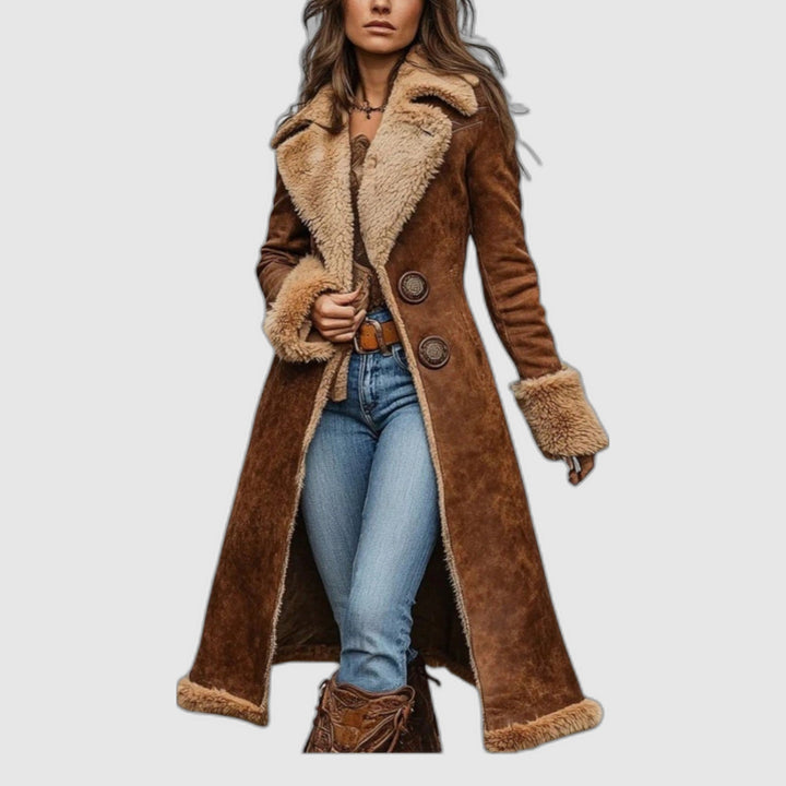 Isa | Manteau d'hiver long et élégant