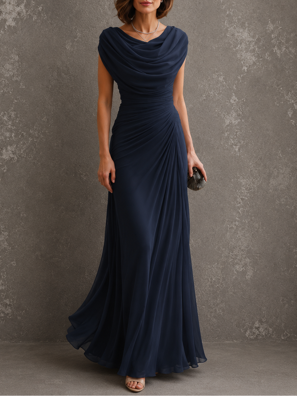 Jilliann | Robe Longue Fluide Élégante